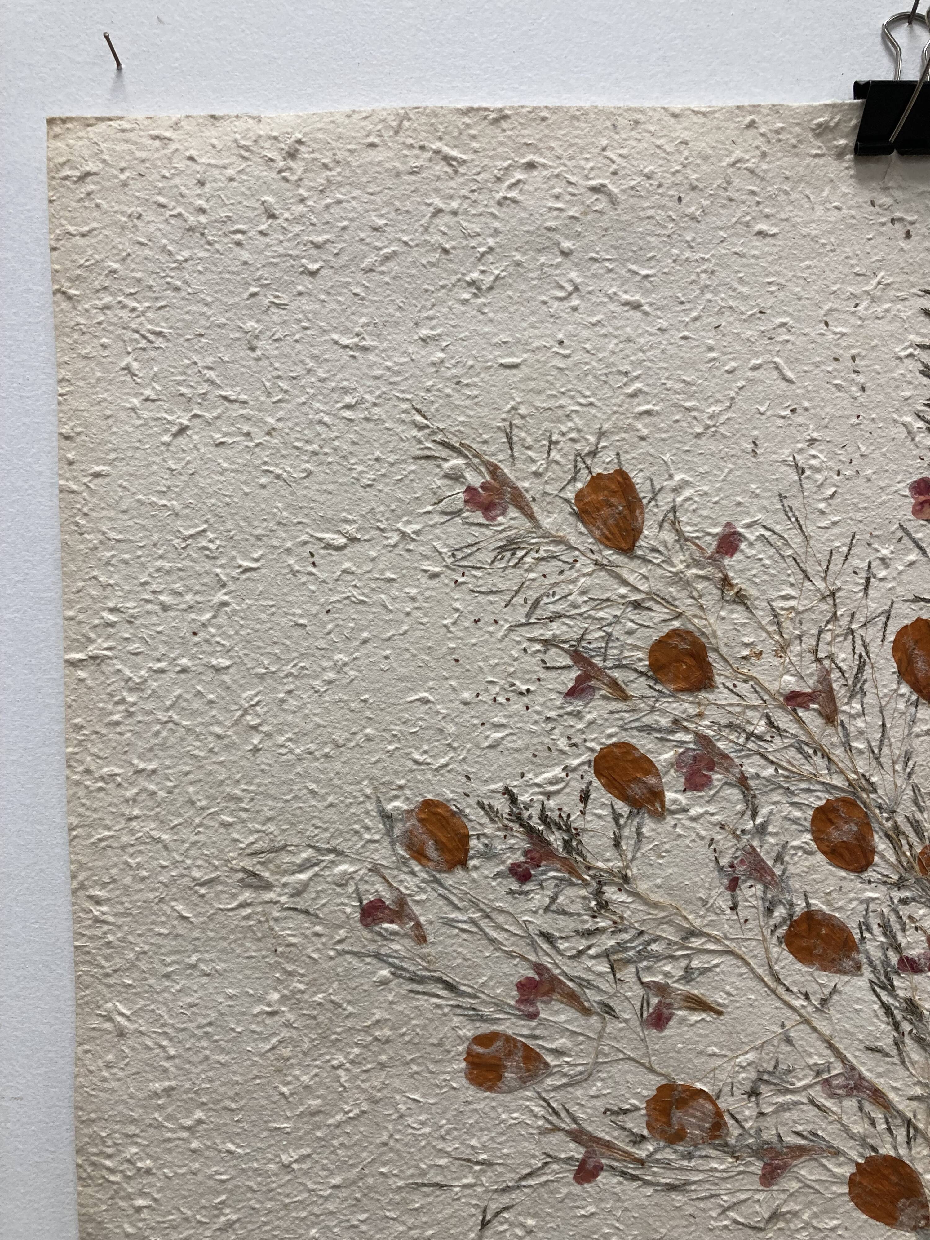 Vintage dried flower board