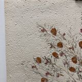 Planche fleurs séchées vintage
