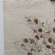 Vintage dried flower board