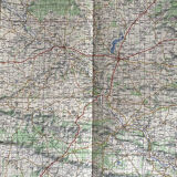 Map Ploermel 1960