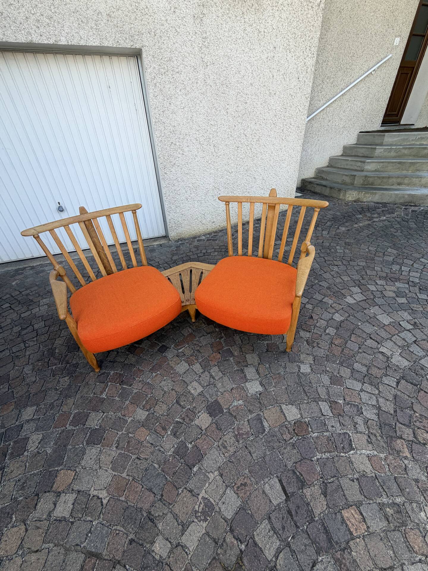 Robert guillerme & jacques chambron fan bench