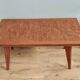 Table basse style scandinave années 50 palissandre