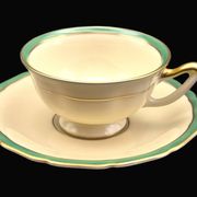 Set of three antique Thomas Bavaria cups – Ivory porcelain