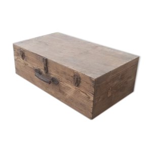 Valise en bois, malle