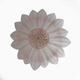 Mid-Century Modern “Margherita Rosa” Murano Glass Ceiling Light