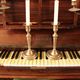 Brass torch candle holders