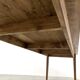 Farm table with tapered legs, L 260 cm