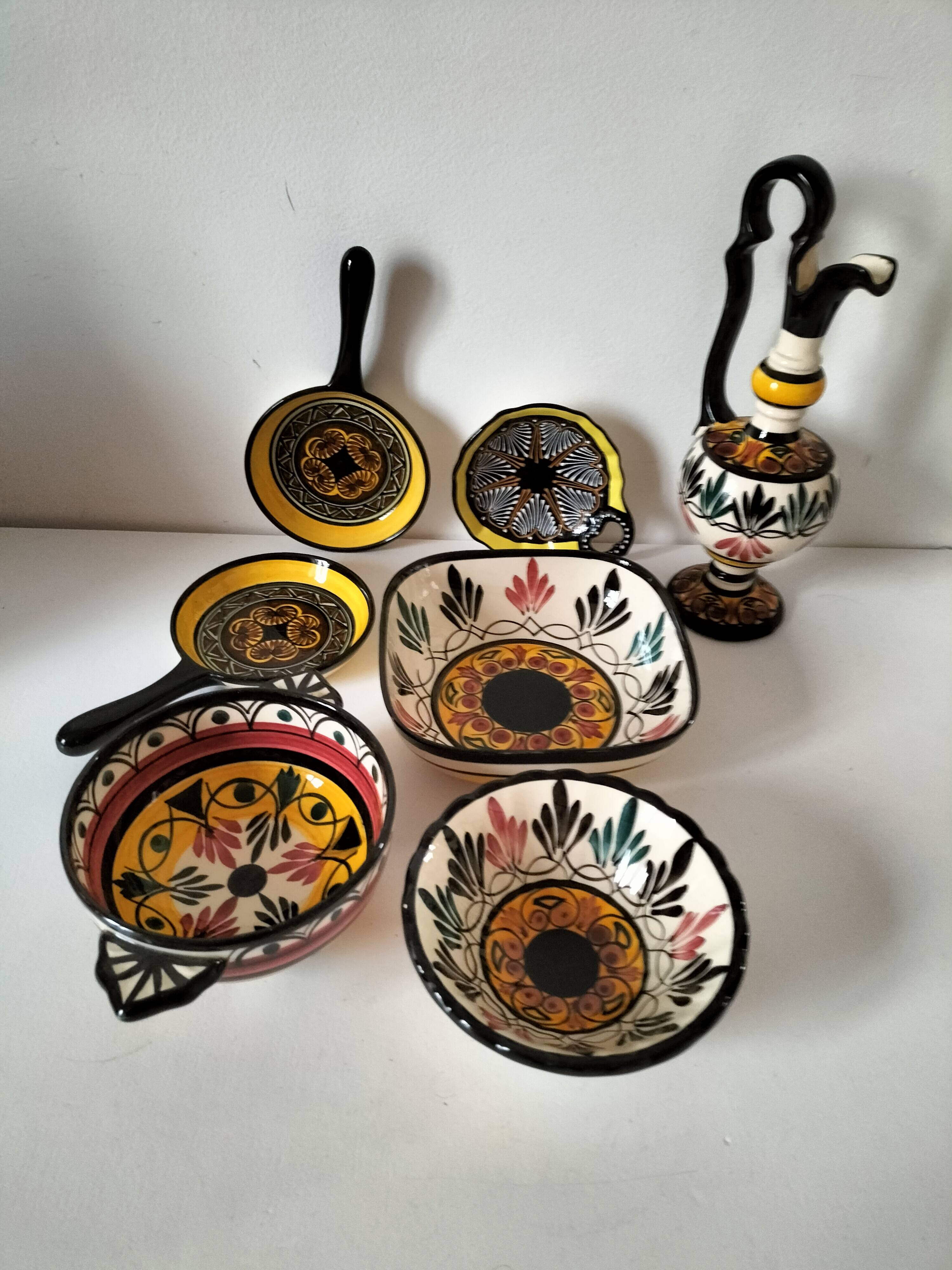 7-piece Breton tableware set from Saint-Jean-de-Bretagne & HB Quimper