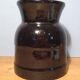 Glazed earthenware vase