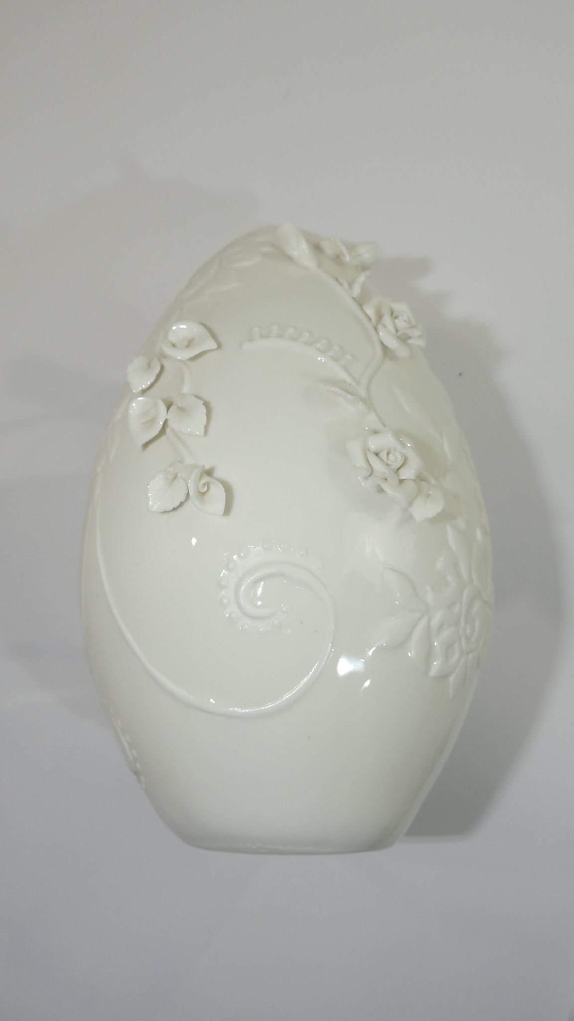 Vase porcelaine barbotine /vintage