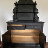 Black wooden buffet