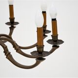Brass chandelier