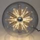 Murano glass table lamps with gold leaf inclusions, 1970s, set of 2.