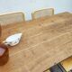 Farmhouse table on trestles