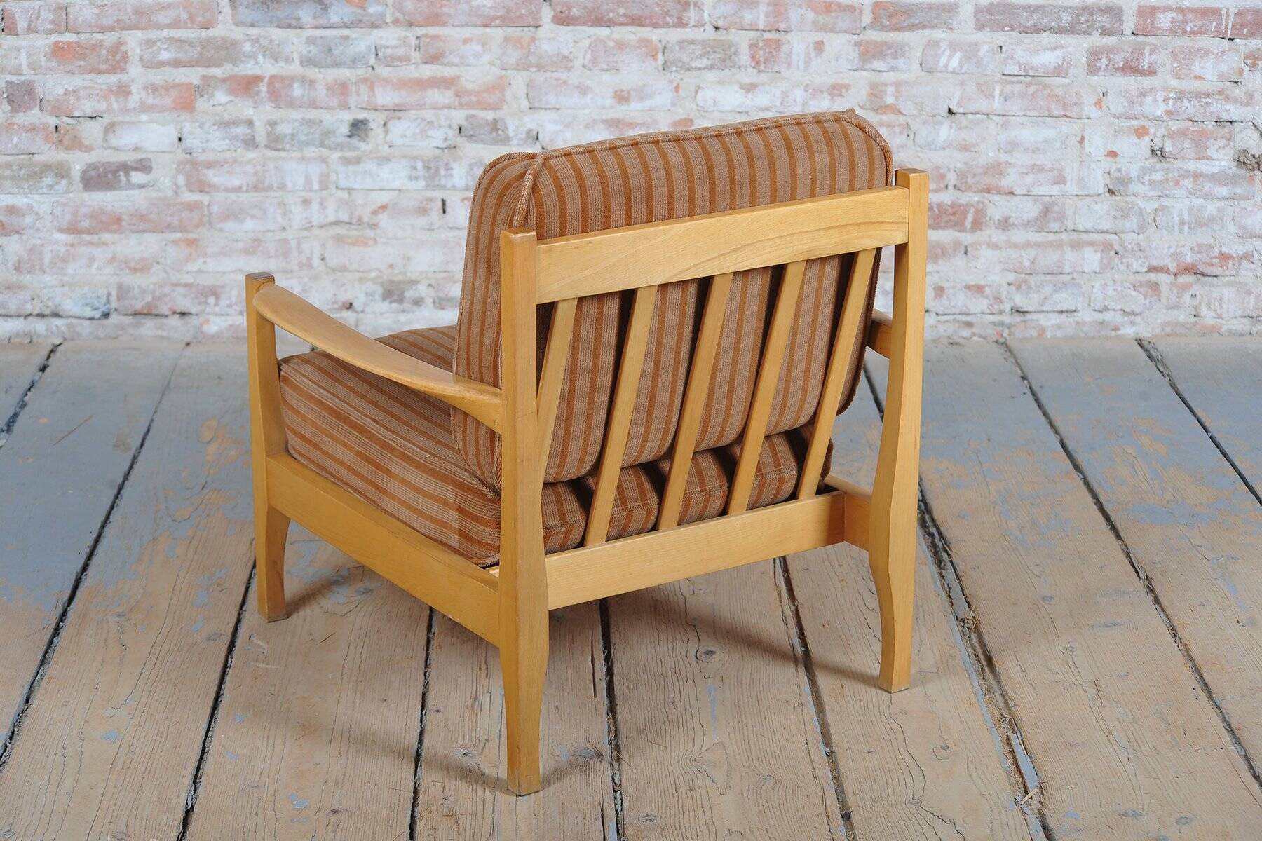 Mid-Century Armchairs from Jitona Soběslav, Czech, 1960s, Set of 6