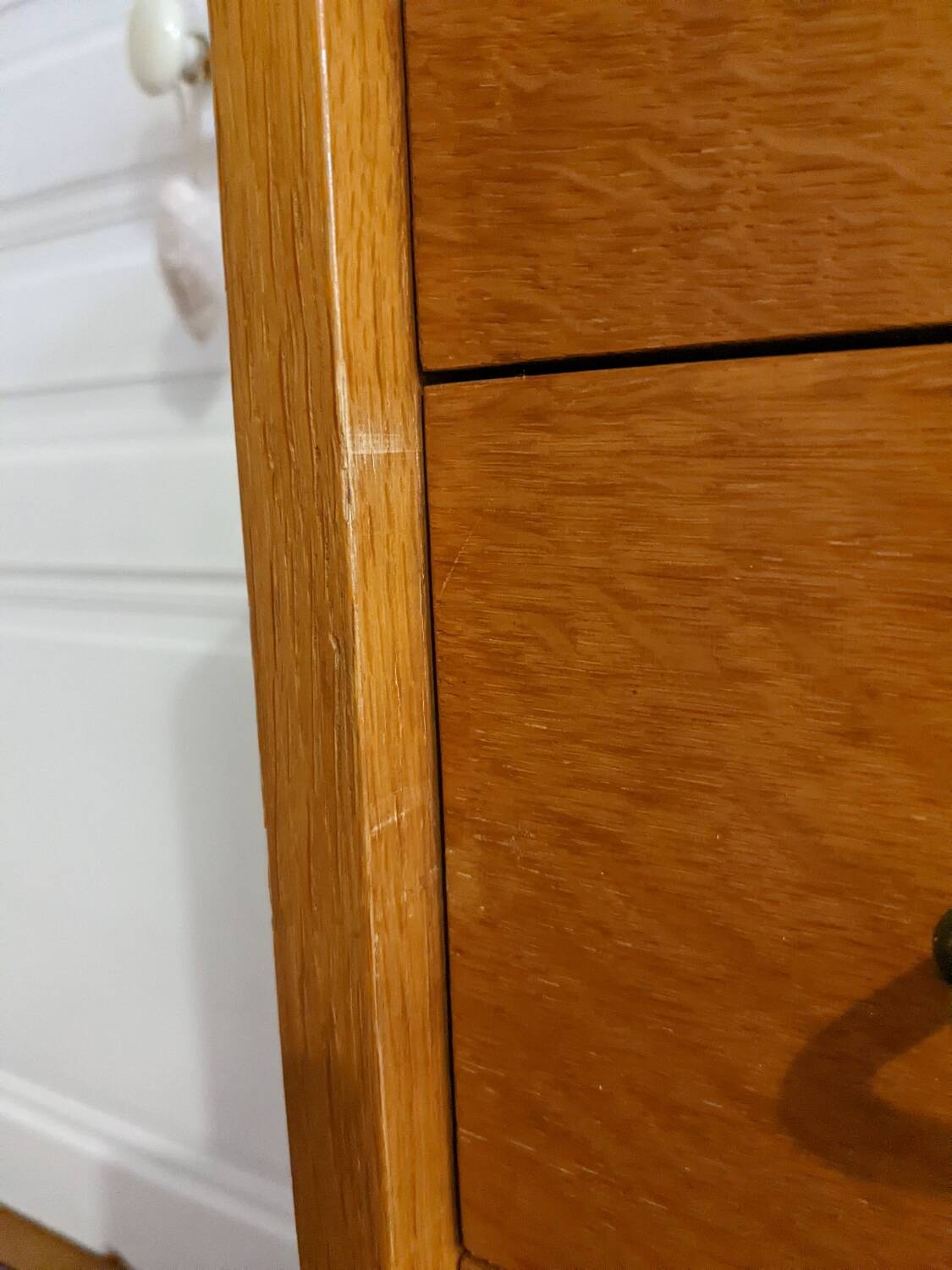 Vintage chest of drawers with spindle legs