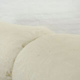 Maralunga 3-seat Sofa with Footrest in offwhite by Vico Magistretti for Cassina, Italy