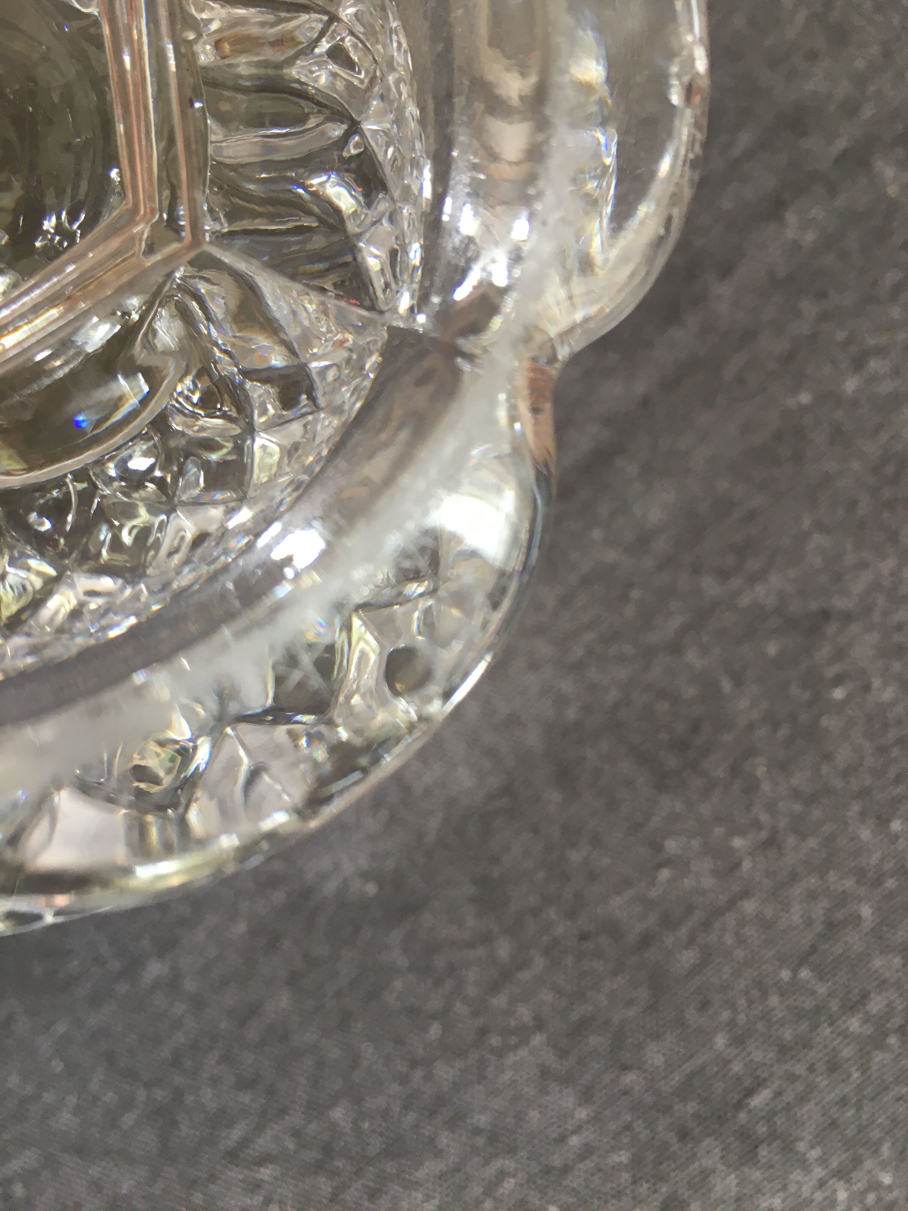 Baccarat cast crystal candy