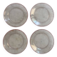 Lot de 7 assiettes transparentes