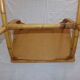 Rattan side table