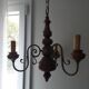 wooden chandelier turns and leiton