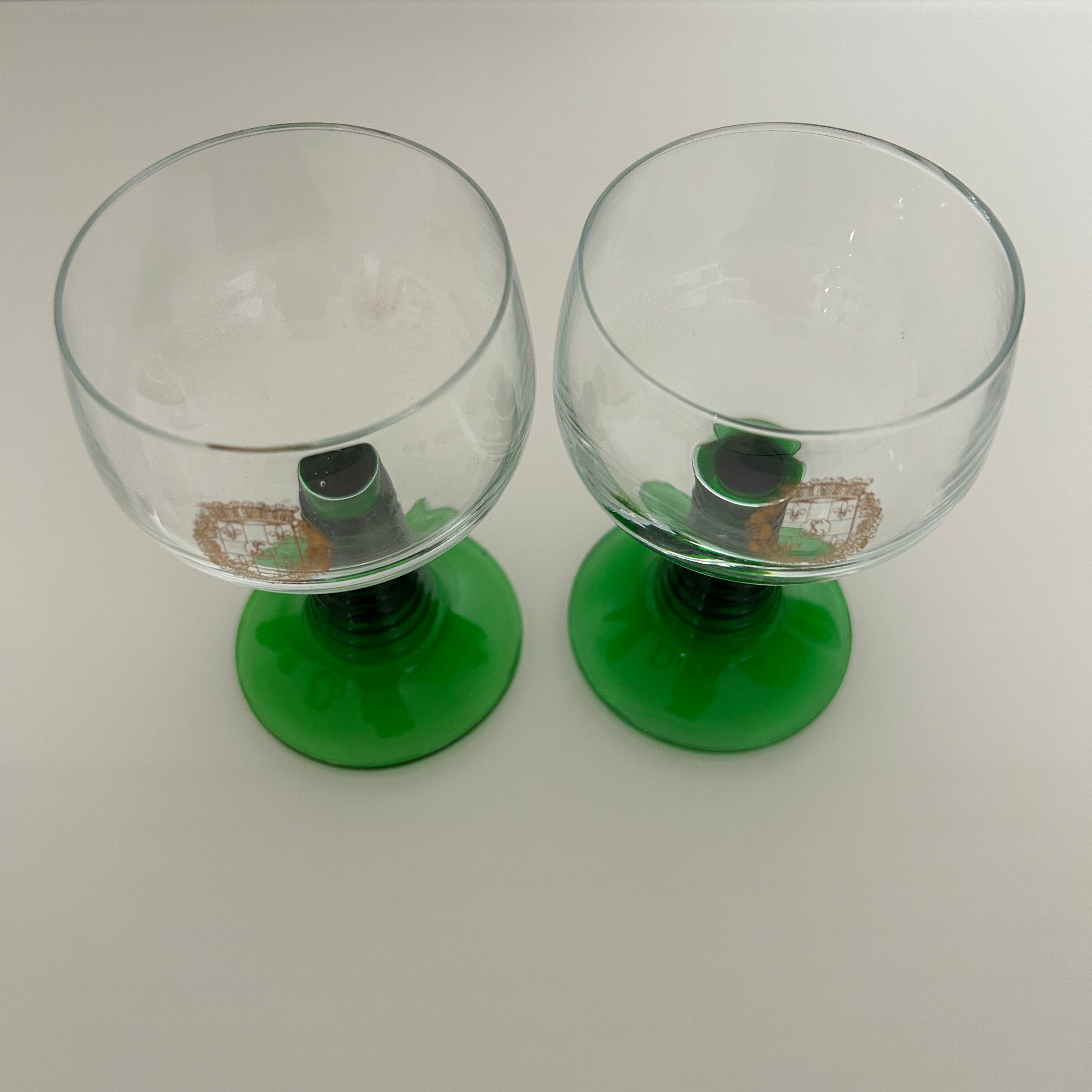 Pair of Alsace wine glasses