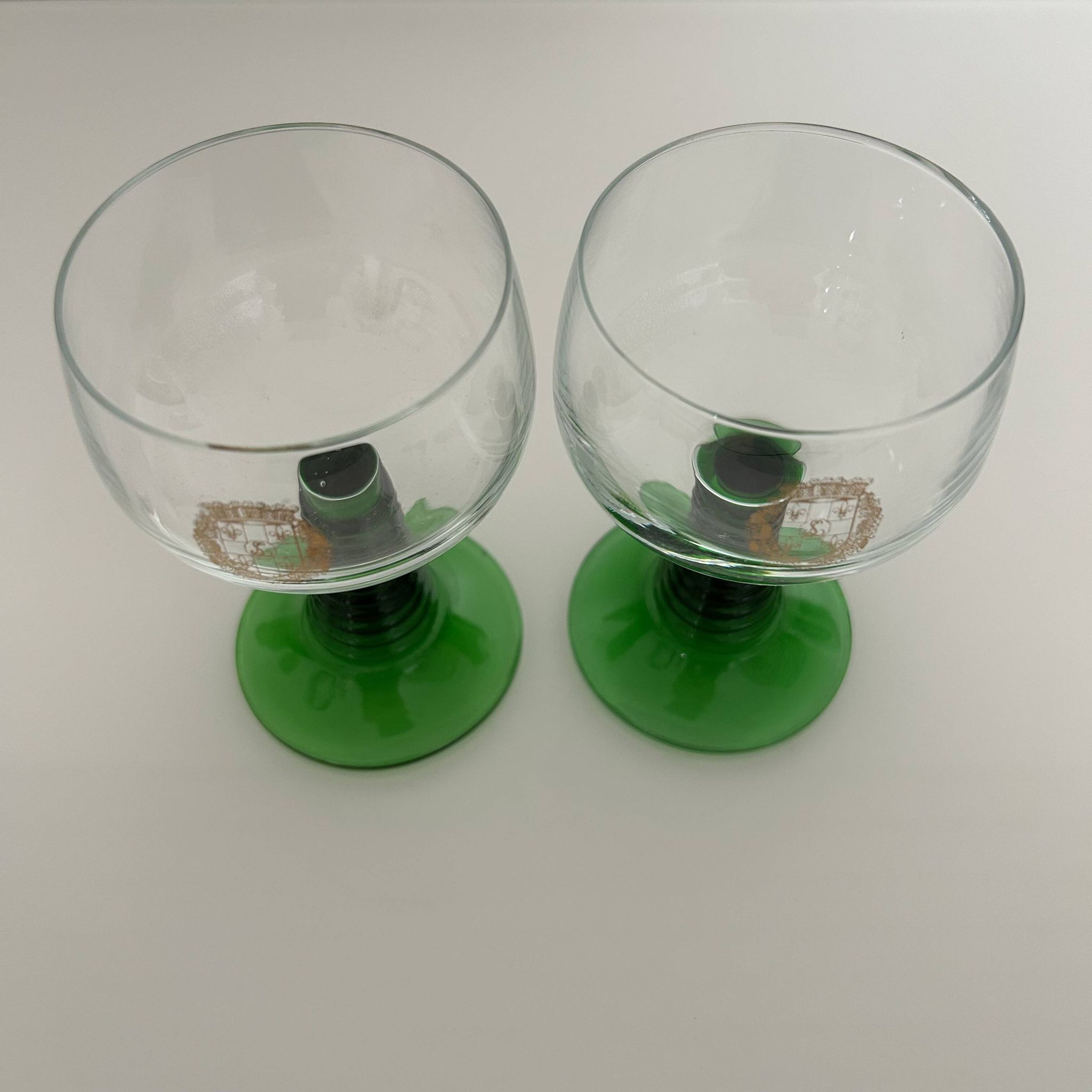 Pair of Alsace wine glasses