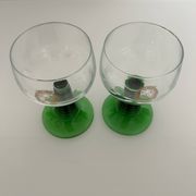 Pair of Alsace wine glasses
