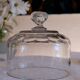 Carved crystal cheese bell