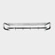 Large vintage aluminum wall coat rack