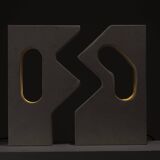 Pair of workshop lamps