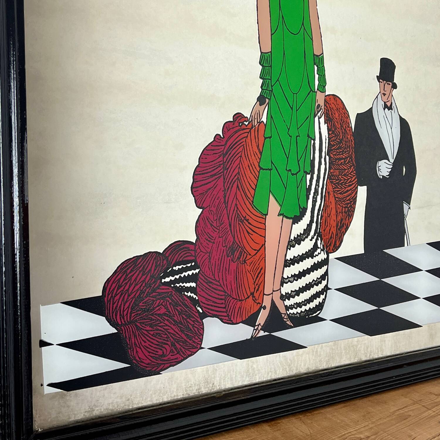 Vogue Magazine Cover 1925 Print, Eduardo García Benito art deco mirror