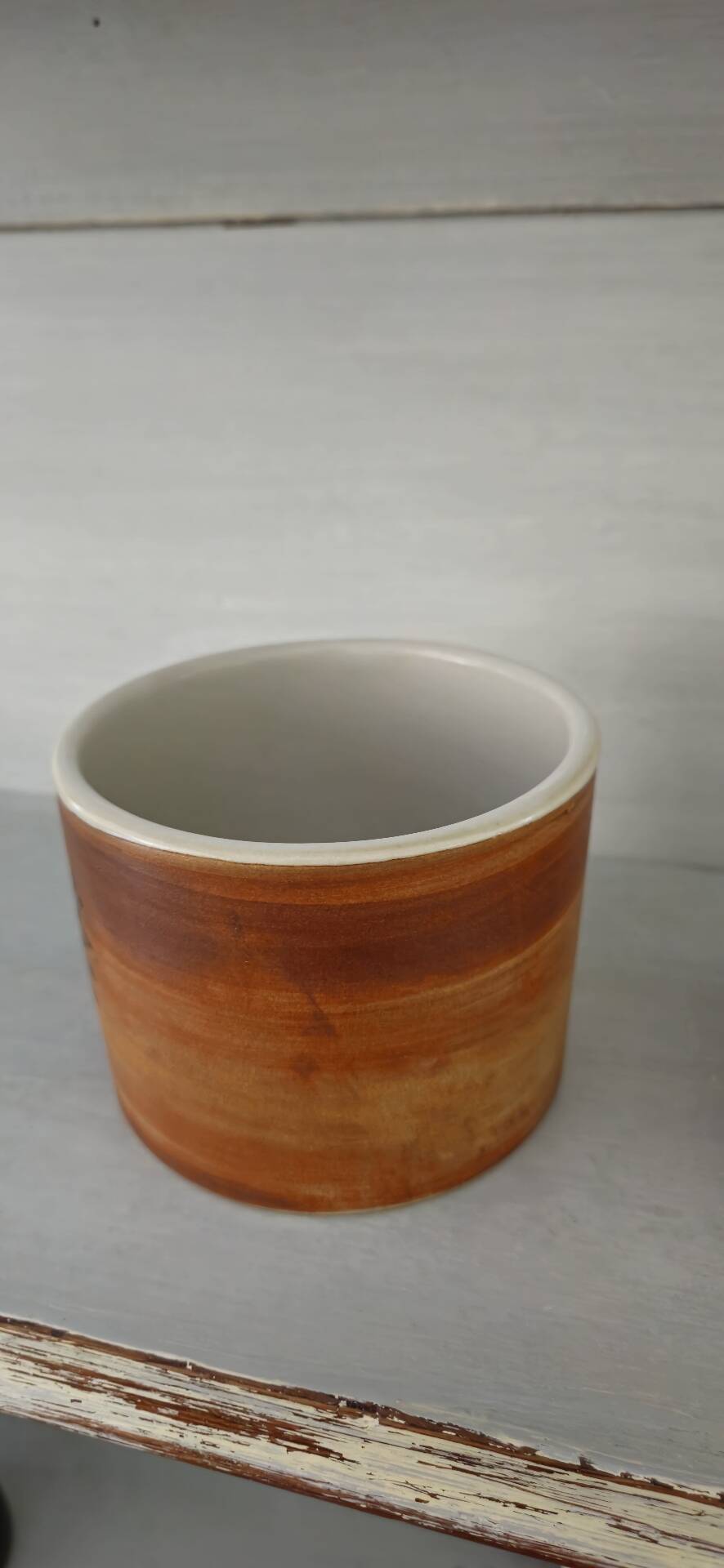 Vintage Vallauris stoneware pot from La Colombe