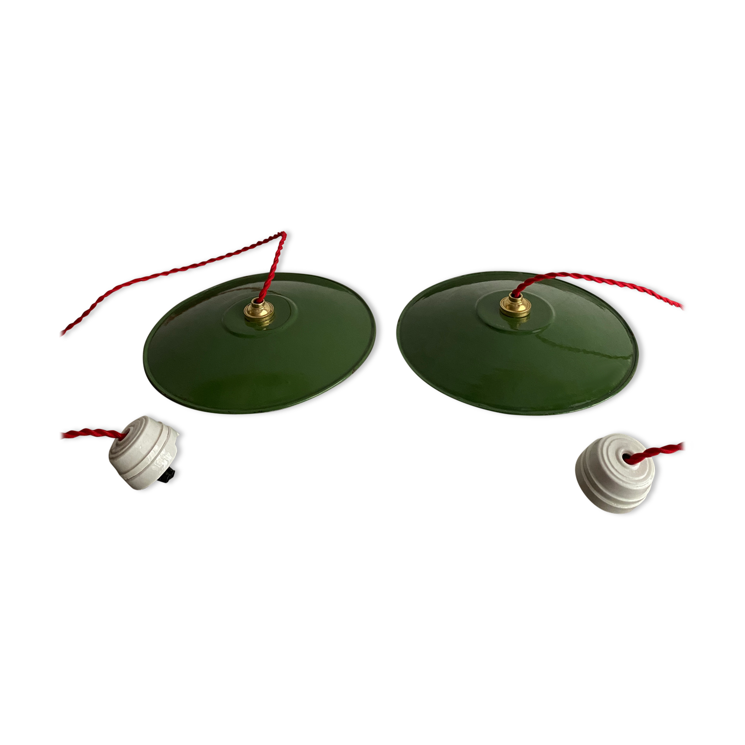 Set of 2 industrial suspensions