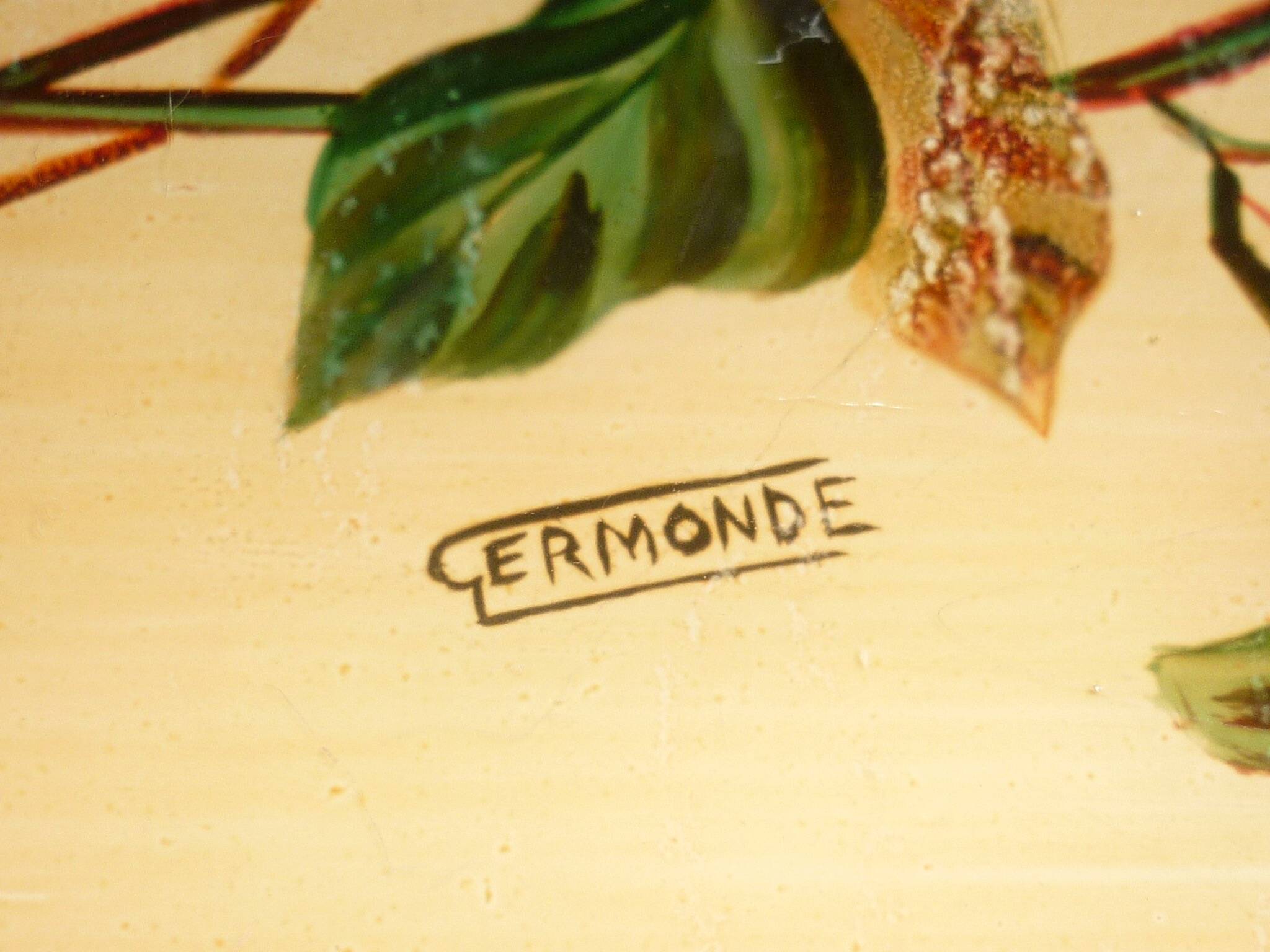 Old ermond wooden tray from the 30s-40s