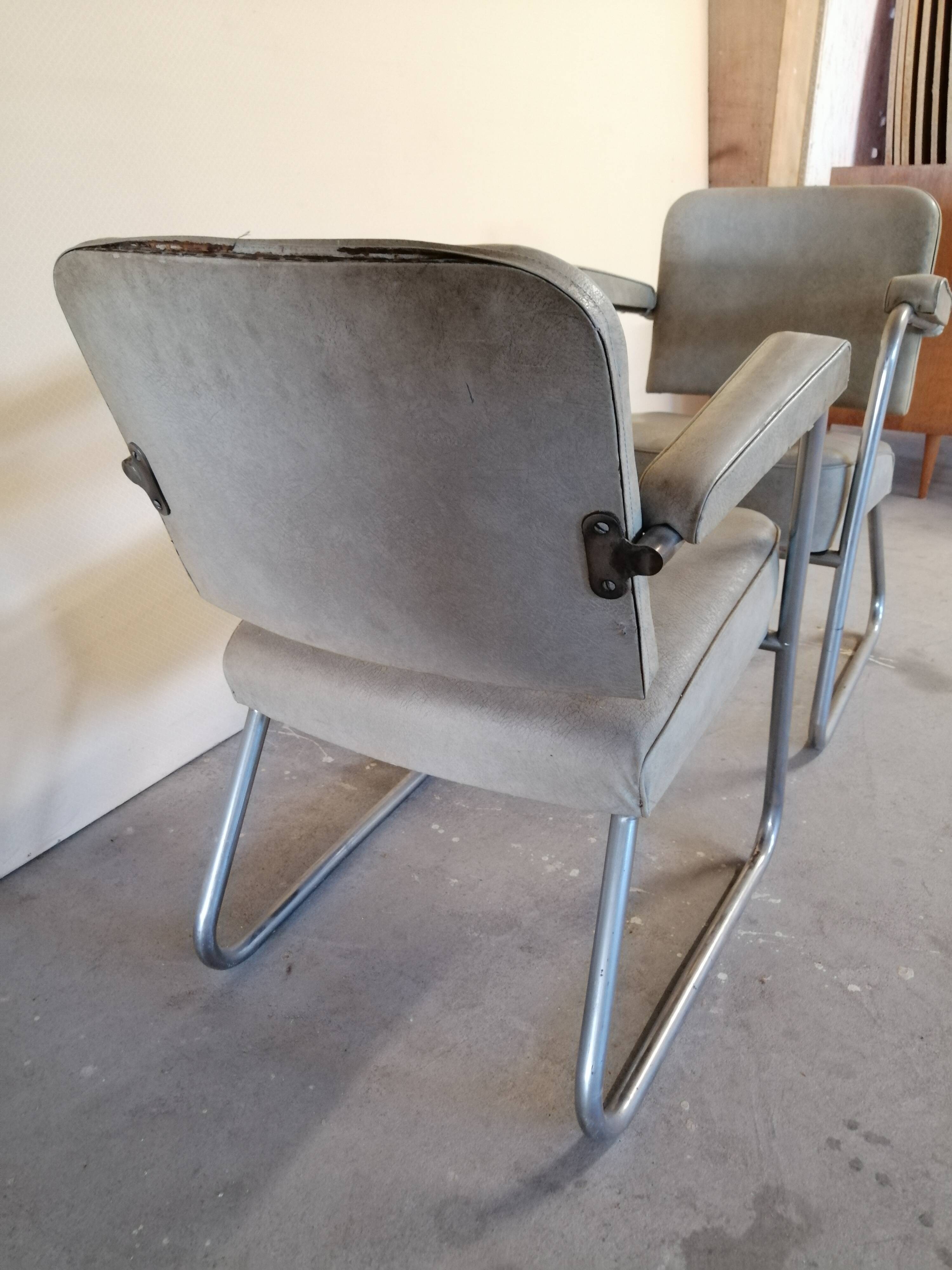 Pair of office chairs 60s