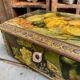 Old lithographed metal box