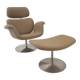 Fauteuil tulipe et pouf par Pierre Paulin pour Artifort, années 1980