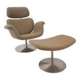 Big Tulip Chair and Ottoman by Pierre Paulin for Artifort, 1980s