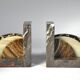 Marble and onyx bookends