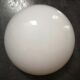 Lampshade old ceiling lamp half globe ball opaline white industrial vintage TBE Ø 25.5 cm 2 lights