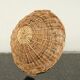 Vintage handmade wicker storage basket