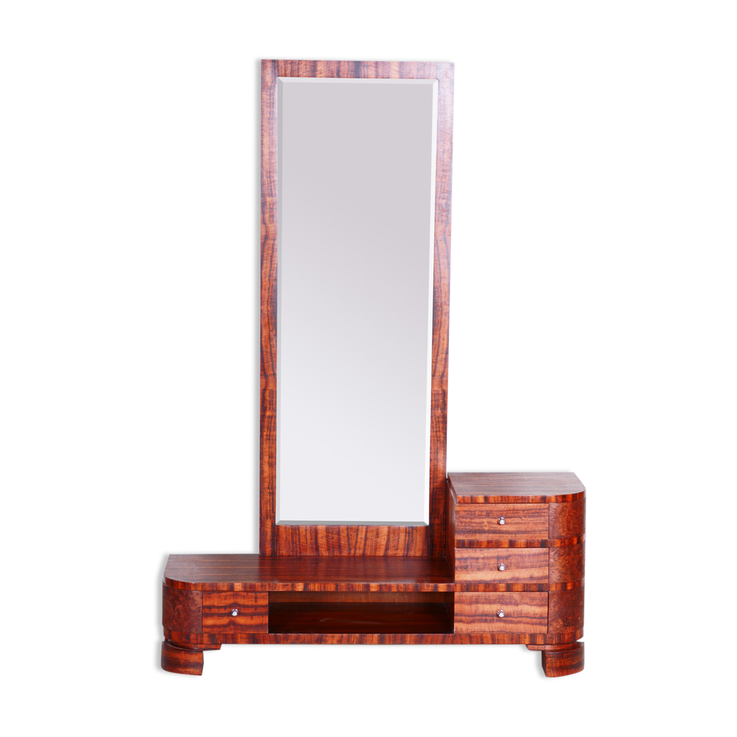 Large Art Deco dressing mirror - 1930s Czechia