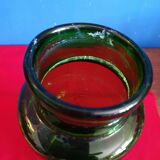 Bocal en verre vert