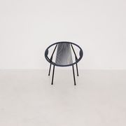 Fauteuil extérieur en fil du milieu du siècle