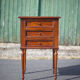 Vintage wood bedside table