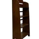Art Deco Oak compact bookcase minimalist design