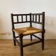 Beaded wood corner or corner armchair