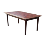 Dining table in wood and ceramic