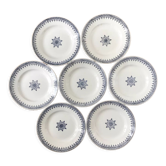 Series of 7 old flat plates "Primax"